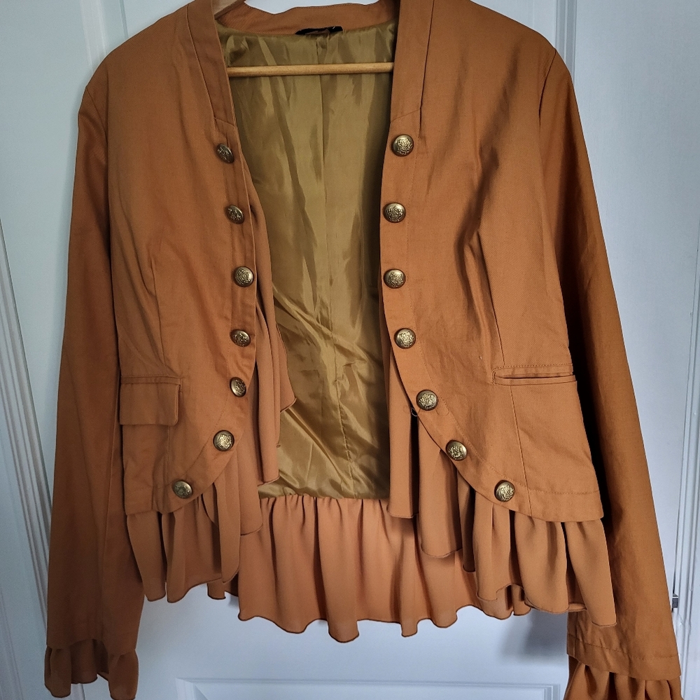 Boho lined jacket - size L